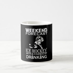 WEEKEND FORECAST ICE HOCKEY COFFEE MUG