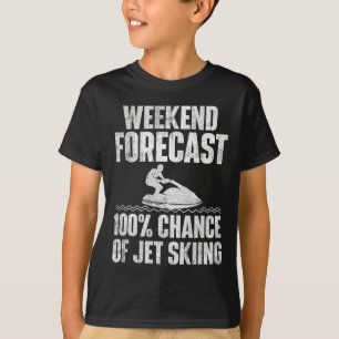 Weekend Forecast Jet Skiing - Jet Ski Lover Vacati T-Shirt