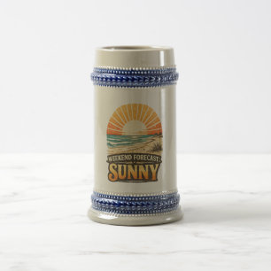 Weekend Forecast Sunny Beer Stein