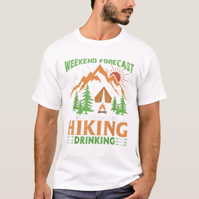 Weekend Forecast With A Chance T-Shirt (Front)
