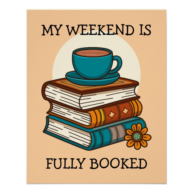 Weekend Fully Booked Book Lovers Poster (Front)