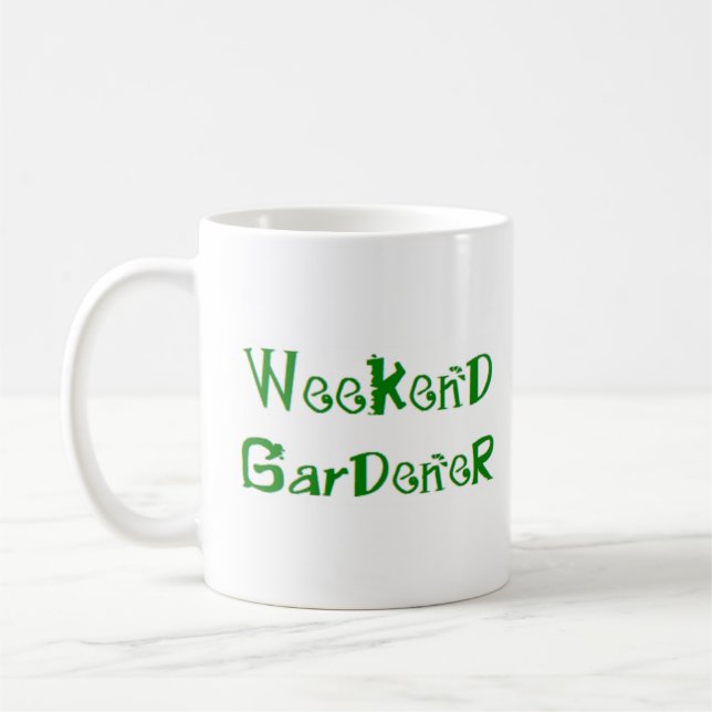 weekend gardener coffee mug (Left)