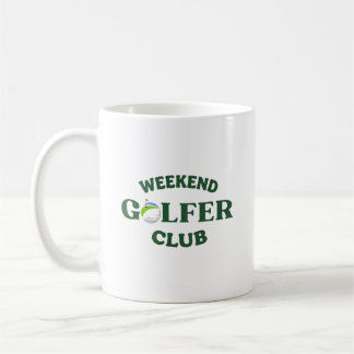 Weekend Golfer Club – Relaxed Golf Lifestyle Coffee Mug