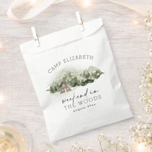 Weekend in the Woods Camping Bachelorette Favour Bag