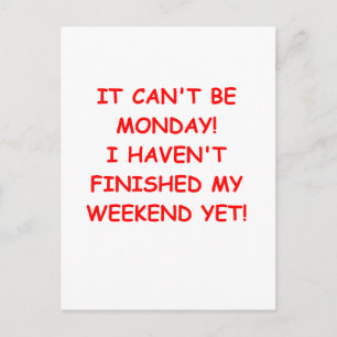 WEEKEND.png Postcard