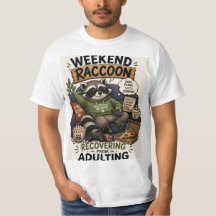 Weekend Raccoon 100 Percent Chill Cozy Weekend