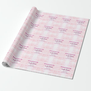 Weekend Social club pink glitter bachelorette part Wrapping Paper