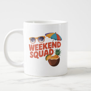 Weekend Squad Large Coffee Mug