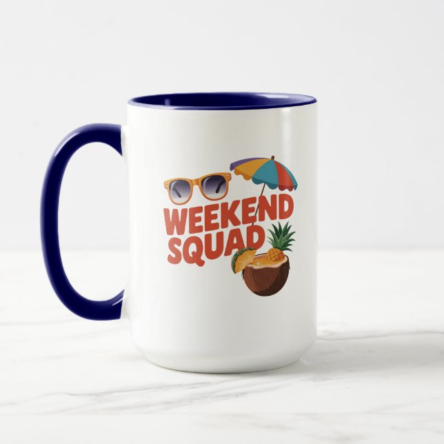 Weekend Squad Mug (Left)