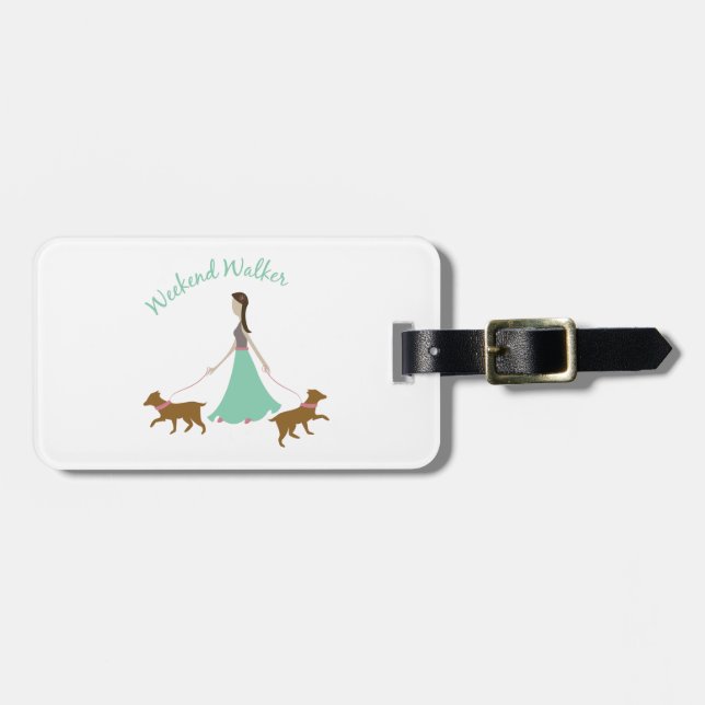 Weekend Walker Luggage Tag (Front Horizontal)