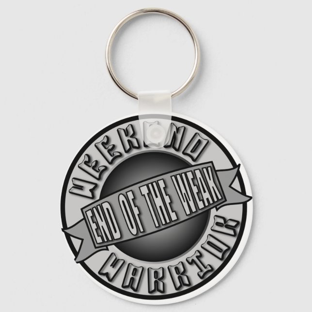 Weekend Warrior Keychain (Front)