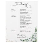 Weekend Wedding Itinerary For Guests