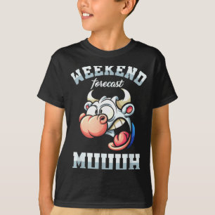 Weekend Week Forecast Friday Vacation Workweek Gif T-Shirt