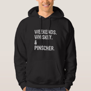 Weekends Whiskey And Doberman Pinscher Cool Hoodie