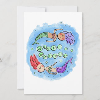 Weeki Wachee Invitation