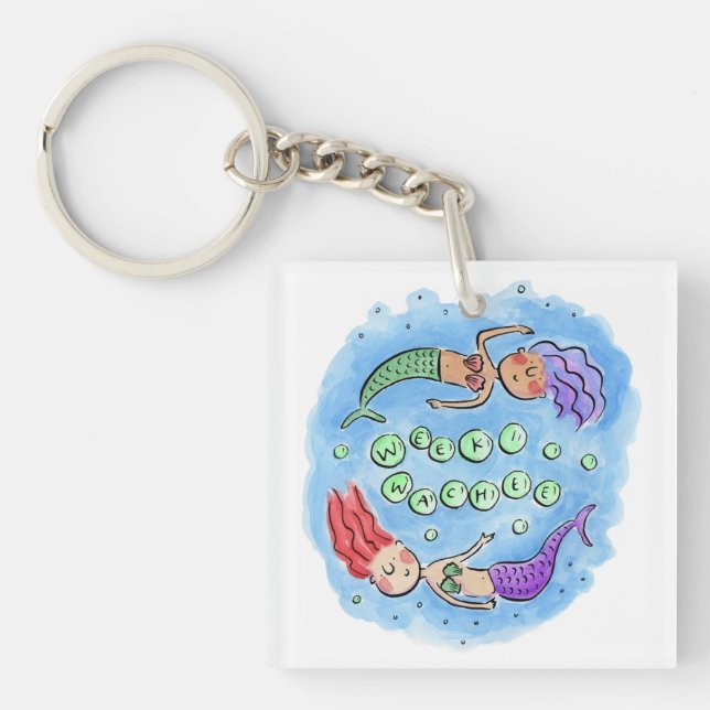 Weeki Wachee  Keychain (Front)