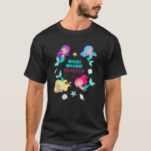 Weeki Wachee Swimming Mermaids Florida Souvenir T-Shirt