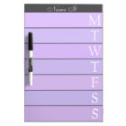 Weekly Day Planner Calendar List to Do