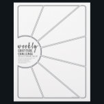 Weekly Gratitude Journal Challenge Sunshine Design Letterhead<br><div class="desc">A girly yet upscale design in fresh, cheerful colours. If you need to adjust the text or colours, click on the customize it button and make changes. Perfect to start the New Year and stay grateful with this week calendar. A perfect organization tool for any home office, mom or even...</div>