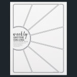 Weekly Gratitude Journal Challenge Sunshine Design Letterhead<br><div class="desc">A girly yet upscale design in fresh, cheerful colours. If you need to adjust the text or colours, click on the customize it button and make changes. Perfect to start the New Year and stay grateful with this week calendar. A perfect organization tool for any home office, mom or even...</div>