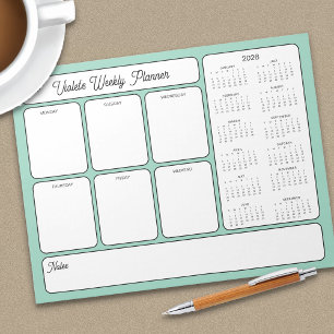 Weekly Planner 2026 Calendar Daily To Do Any Color Notepad
