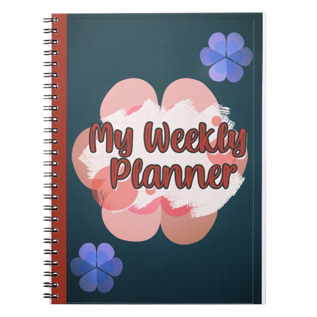 weekly planner  notebook (Front)