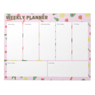 Weekly Planner Notepad