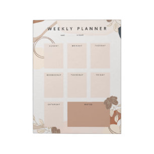 Weekly Planner Notepad