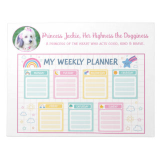 Weekly Planner Paper Notepad