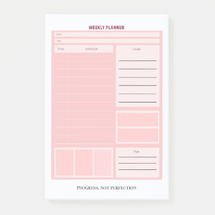 Weekly Planner Post-it Notes