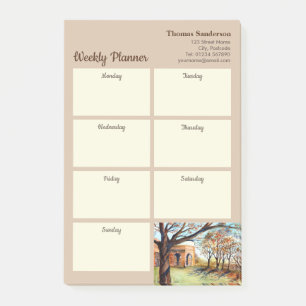Weekly Planner Valley Garden Harrogate England Post-it Notes