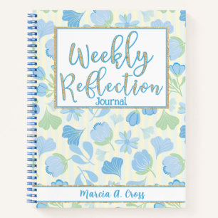 Weekly Reflection Featuring Floral Design Notebook