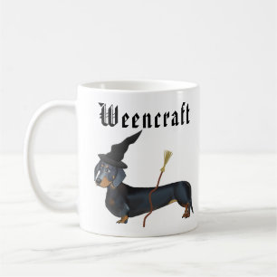 Weencraft Dachshund Witch Funny Coffee Mug