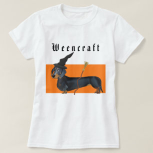 Weencraft Dachshund Witch Funny T-Shirt