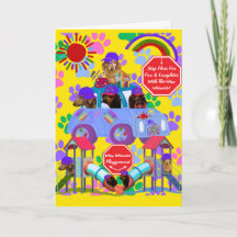 Weenie Dog Playground Card