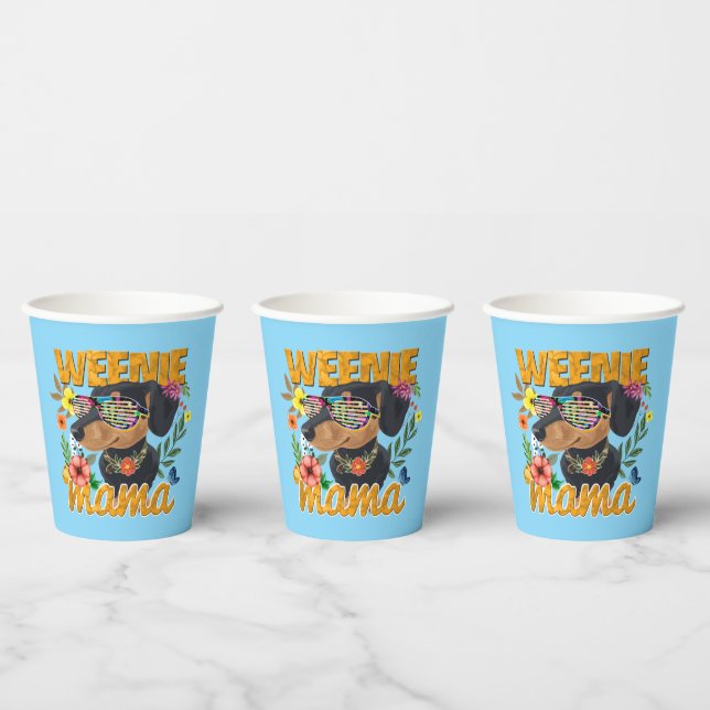 WEENIE MAMA PAPER CUPS (Multi)