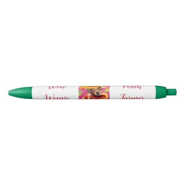Weenie Peach Farmer Writing Pen (Front)