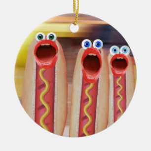 Weenie People Ceramic Ornament