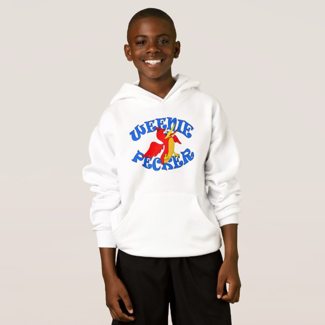 Weenie pic Tirer sur le sweat - shirt à capuche po (Devant entier)