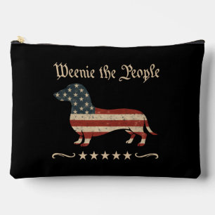 Weenie The People Dachshund 4th Of July Accessory Pouch