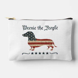 Weenie The People Dachshund 4th Of July Accessory Pouch