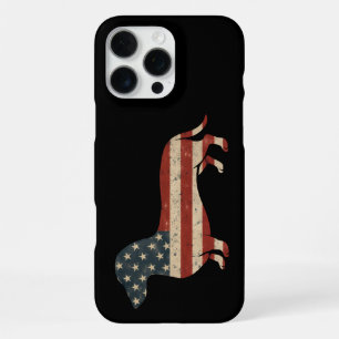 Weenie The People Dachshund 4th Of July iPhone 16 Pro Max Case