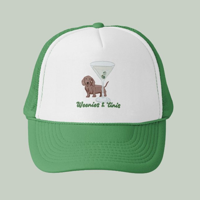 weenies and martinis  trucker hat (Creator Uploaded)