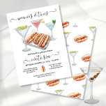 Weenies & Tinis Bachelorette Birthday Invitation<br><div class="desc">Celebrate the new bride to be or a birthday with this funny and trendy "weenies and tinis" invitation. Featues a tray of hotdogs and different martinis. To make more changes go to Personalize this template. On the bottom you’ll see “Want to customize this design even further? Click on the EDIT...</div>