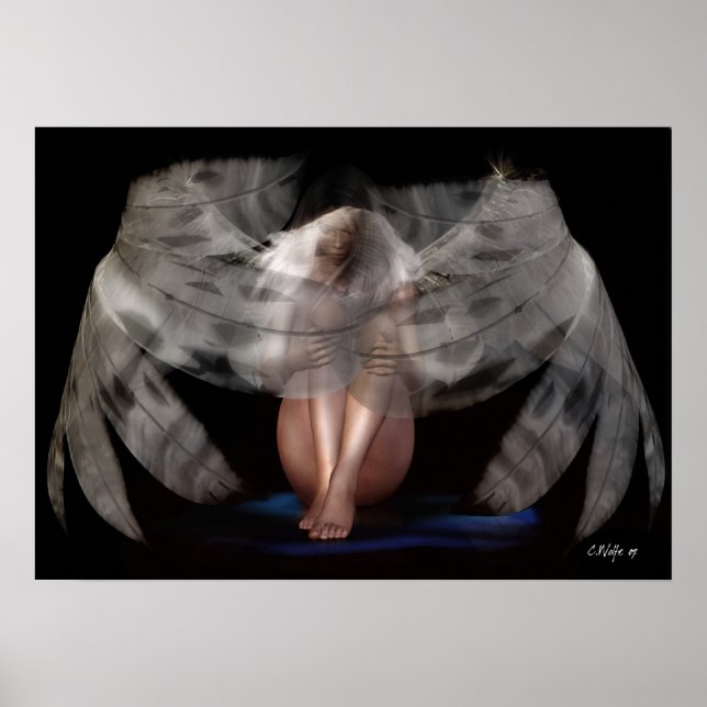 'Weeping Angel' Print (Front)
