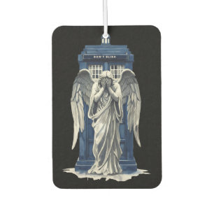 Weeping Angel with Blue Police Box 1 Air Freshener
