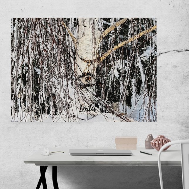 Weeping Birch Eye of Horus  Canvas Print (Creator Uploaded)