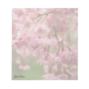 Weeping Cherry Blossoms Notepad