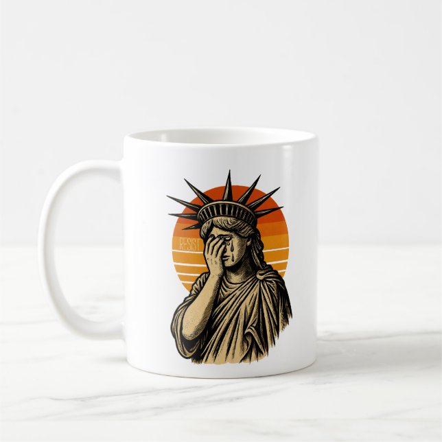 Weeping Liberty Mug (Left)