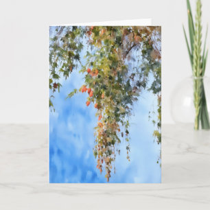 Weeping Tree Nature Art Note Card